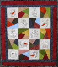 Machine Embroidery Quilt - Snow Crazy by Turnberry Lane Patterns
