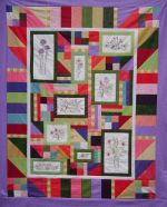 Wildflowers Gone Wild - Colorful Quilt Pattern to Stitch