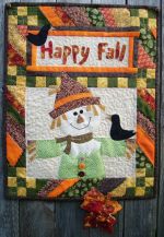 Happy Fall Wall Hanging Embroidery Pattern from Turnberry Lane