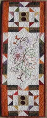 October mini machine embroidery pattern from Turnberry Lane Patterns